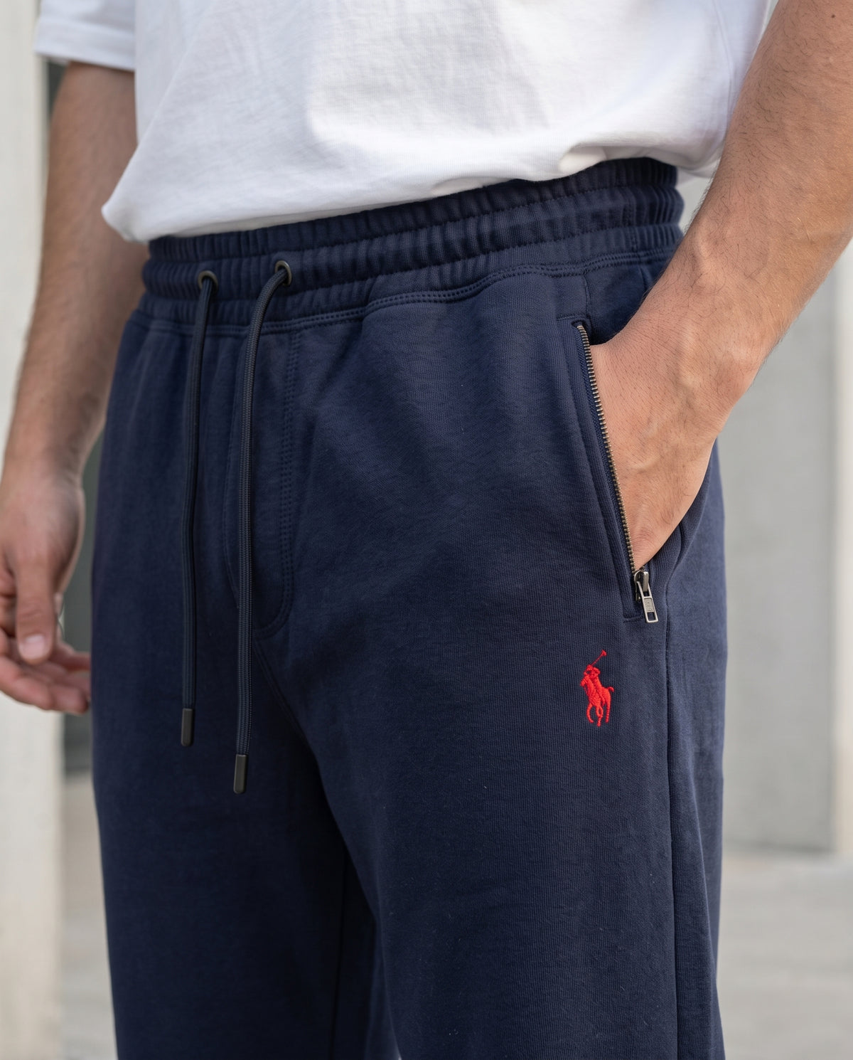 Cotton Terry Trousers - Royal Blue