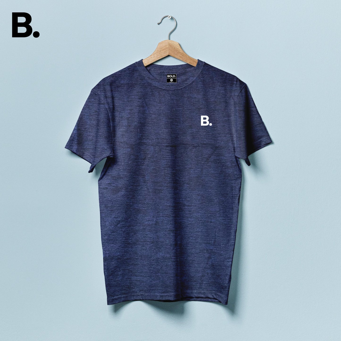 Dynamic Dark Blue Mélange Tee