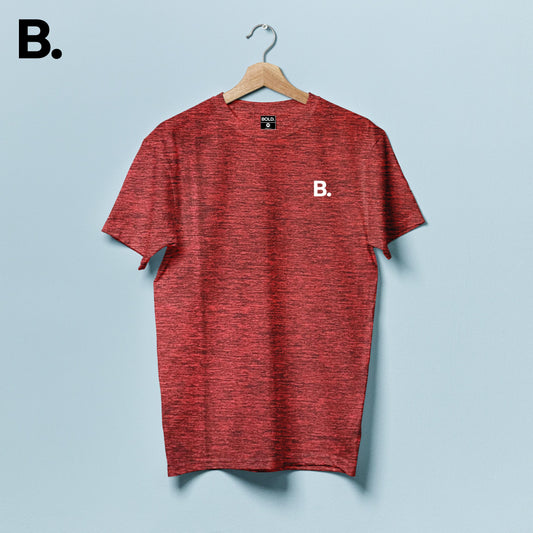 Dynamic Red Mélange Tee