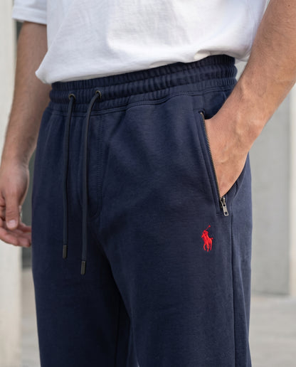 Cotton Terry Trousers - Royal Blue